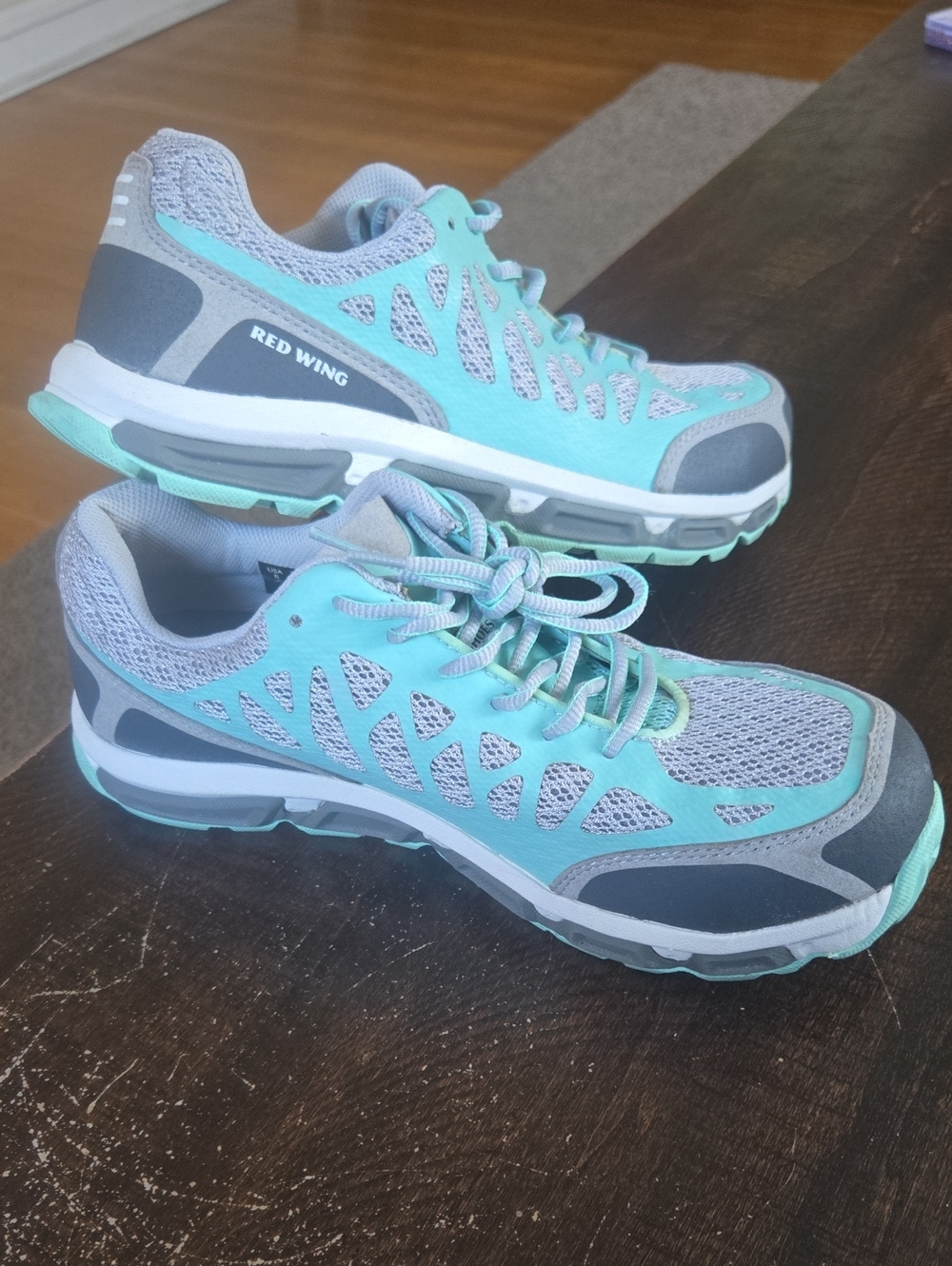 Women’s Aqua Gray Athletic Sneakers